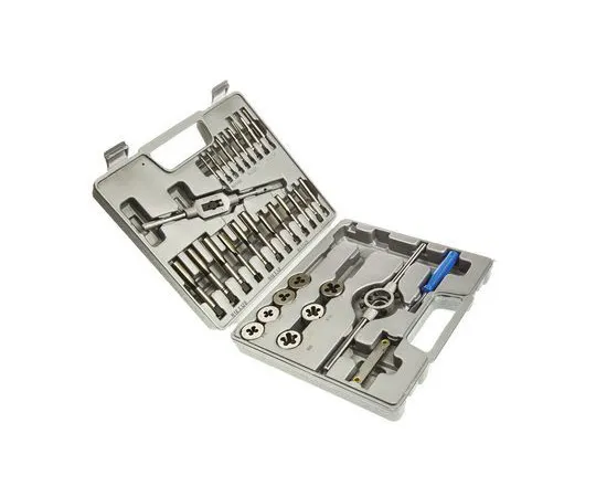 63-4932-77 RS PRO 32 Piece Carbon Steel M3 → M12 Thread Tap & Die Set 668-1138