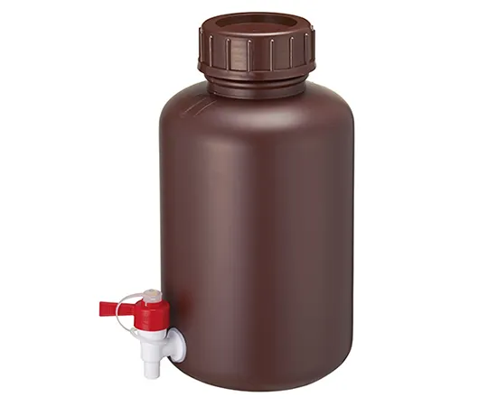 63-1279-20 Wide Mouth Bottle with Cock Brown 3 L 0292BR