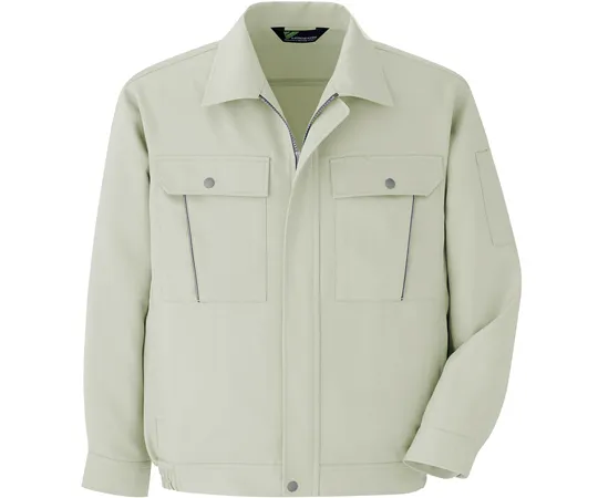 65-1236-29 Work Clothes, VERDEXCEL Eco Electrostatic Lining Cotton Blouson Ivory SSS VE460-UE-SSS VE460-UE-SSS