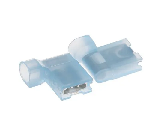 63-4743-54 TE Connectivity Ultra-Fast .250 Series Insulated Crimp Flag Terminal, 1.3mm² to 2mm², 16AWG to 14AWG, Blue, Tin Plated 3-520133-2