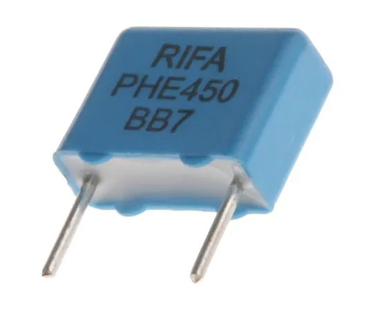 63-4869-84 KEMET 10nF Polypropylene Capacitor PP 250 V ac, 400 V dc ±5% Tolerance Through Hole PHE450 Series PHE450KK5100JR05