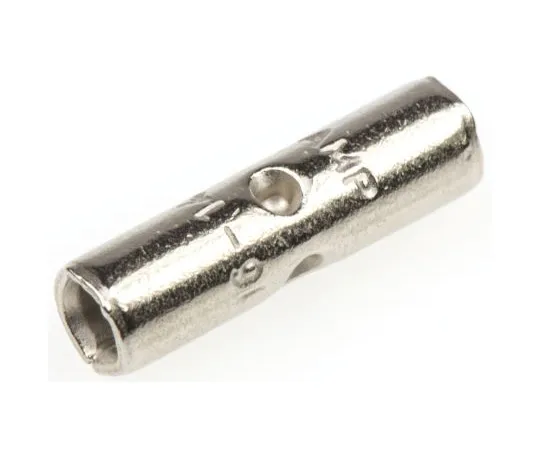 63-4744-11 TE Connectivity STRATO-THERM Butt Wire Splice Connector, Nickel Plated 16 → 14 AWG 323795