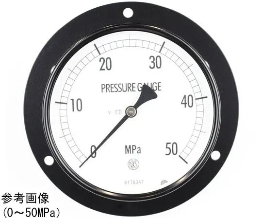 65-4282-70-20 Normal Pressure Gauge (Φ100) Embedded D Frame (Mounting Hole) with 50 MPa Inspection Certificate for Vibration Resistance AE15-243