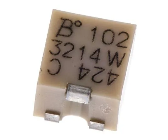 63-4742-20 1kΩ SMD Trimmer Potentiometer 0.25W Top Adjust Bourns 3214 Series 3214W-1-102E