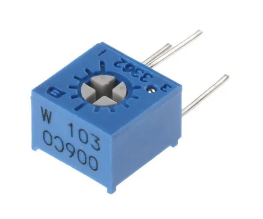 63-4851-44 10kΩ Through Hole Trimmer Potentiometer 0.5W Side Adjust Bourns 3362 Series 3362W-1-103LF