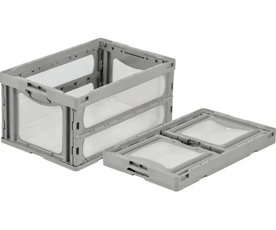 67-7113-24 Folding Container O-75B Light Gray/Transparent 55907000GL802TM