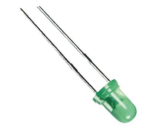 63-4738-55 6.5 V Green LED 3mm Through Hole, Kingbright L-934GD-5V L-934GD-5V