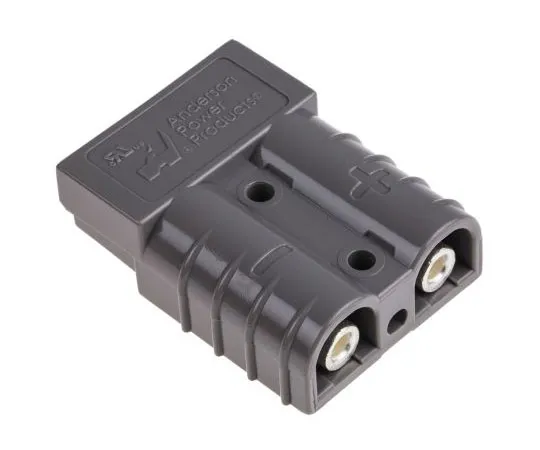 63-4703-08 Anderson Power Products SB50 Series Connector Housing Cable Mount Plug, 2P, Crimp Termination, 120A, 600 V ac/dc 6319G1