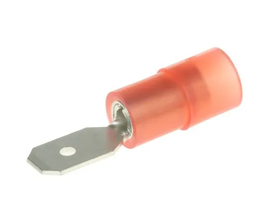 63-4750-66 RS PRO, Red Insulated Crimp Tab Terminal, 0.5mm² to 1.5mm², 22AWG to 16AWG, 0.5 x 4.75mm 267-4423