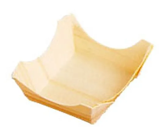 62-6654-76　［Discontinued］Wood Container, Square Type (100 Sheets), Extra Small　23900