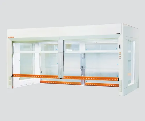 3-4164-01　［Discontinued］Laboratory Bench Hood Double-Sided Type, VAV Automatic Exhaust Control Non-Pole Type, Made Of Steel 2380 x 1480 x 1600　NONV-24SB