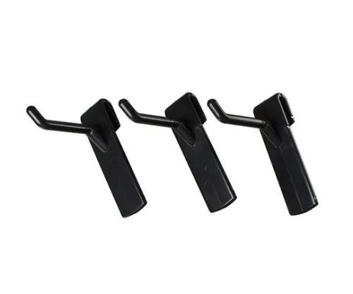 61-7420-22　［Discontinued］Net Hook Black ABS Resin 30mm (3 Pieces/Pack)　KNH-310