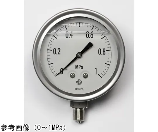 65-4320-63 Pressure Gauge with Glycerin (100Φ) 0.16 MPa GV42-133