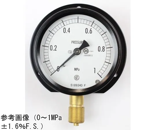 65-4296-13-20 Sealed Pressure Gauge (75Φ) Vertical B Frame with 0.4 MPa with Inspection Certificate BC10-231