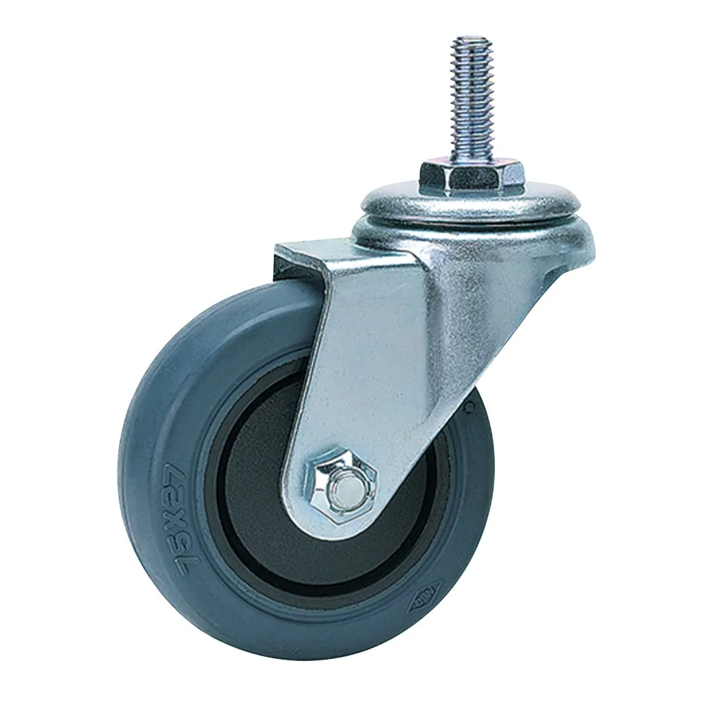 64-3503-22 Screwed Single Caster Rubber Wheel (silent single caster) R75Q