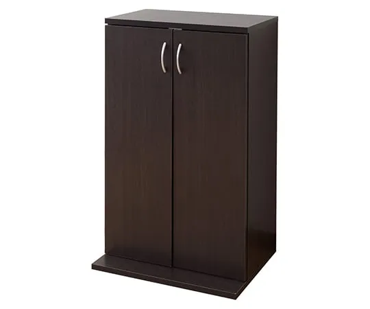 63-3968-34　［Discontinued］Storage Rack with Door 600 x 450 x 1060 mm Dark Brown　FCDCR-1160DBR