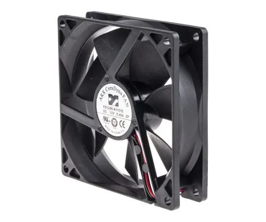 63-4830-91 ARX CeraDyna Series Axial Fan, 92 x 92 x 25mm, 108.2m³/h, 4.32W, 12 V dc FD1290-A1151E2AL