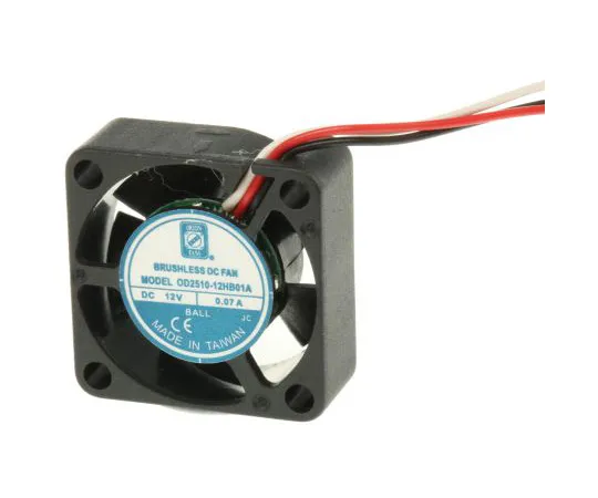 63-4894-04 RS PRO Axial Fan, 25 x 25 x 10mm, 2.7cfm, 840mW, 12 V dc 619-6769