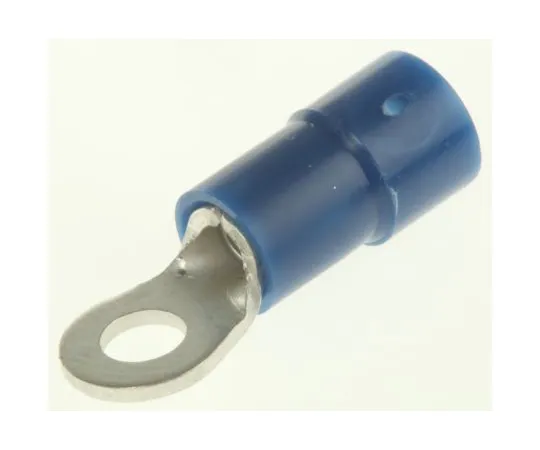 63-4891-40 RS PRO Insulated Crimp Ring Terminal, M3 Stud Size, 1.5mm² to 2.5mm² Wire Size, Blue 613-9609