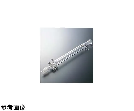 65-6861-50 With Jacket Chromatographic Tube Filter G-2 G With Cock Inner Diameter 10 mm Top/Bottom Mating 24/40 2428-01-1