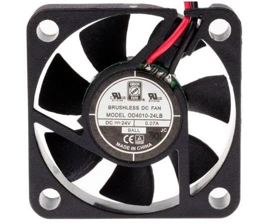 63-4690-08 RS PRO Axial Fan, 40 x 40 x 10.5mm, 5cfm, 1.68W, 24 V dc 144-2036