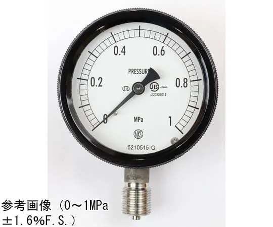 65-4296-79 Sealed Pressure Gauge (75Φ) Vertical A Frame 0.1 MPa BC12-133