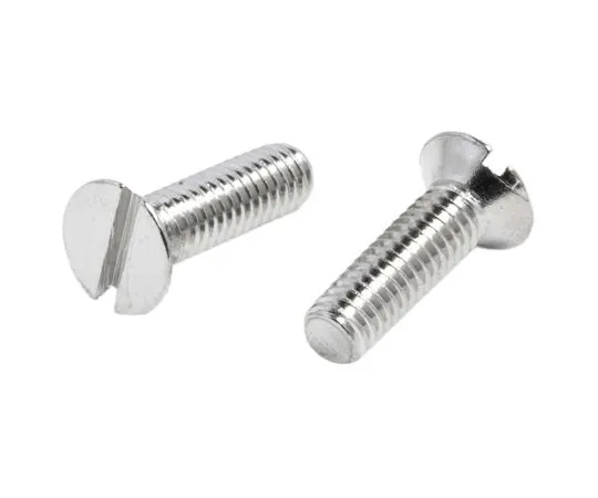 63-4816-40 RS Pro, M3.5 Countersunk Head, 12mm Brass Slot Nickel Plated0.6 482-9243