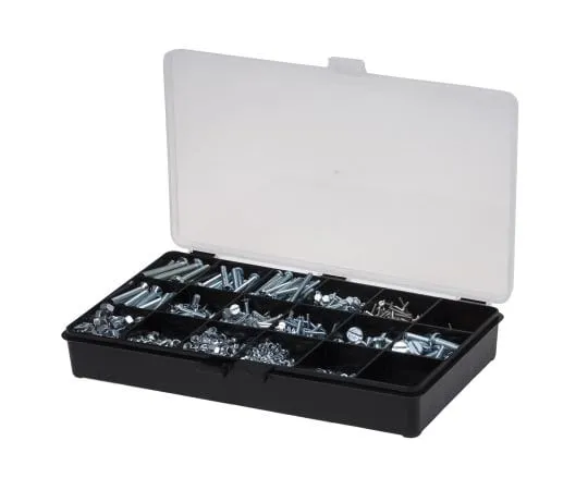 63-4656-70 3155 piece Steel Screw/Bolt Kit, M2, M2.5, M3, M4, M5, M6 849-423