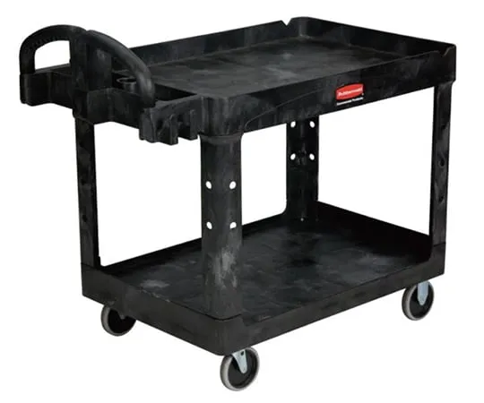 64-3541-77 Heavy Duty Utility Cart Weight Items haulage Cart Black W 1118 x D 641 x H 987mm RM452088BK