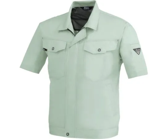 65-8344-22 Short Sleeve Blouson Moss Green 3L 1491-61-3L