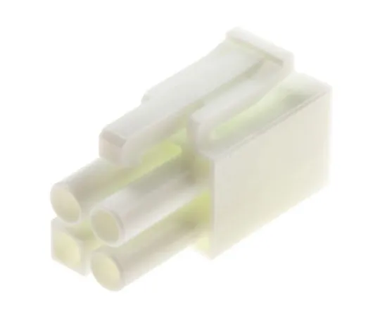 63-4827-01 JST EL Male Connector Housing, 4 Way, 2 Row ELP-04NV