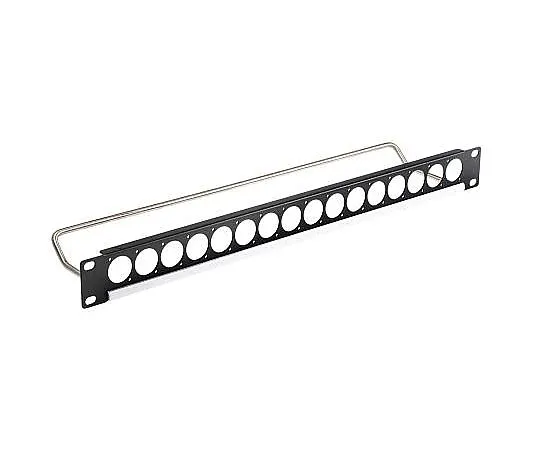 63-4689-69 XLR 16 Port Audio, Video Patch Panel, 1U Rack Height 143-8918