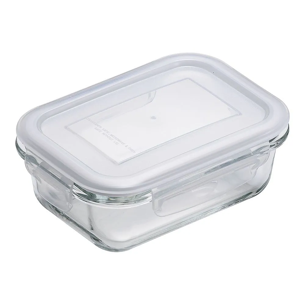 65-3867-75 Heat-Resistant Glass Storage Container Rectangular 370 ml 4326