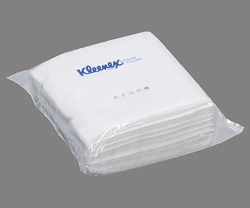 61-0406-90　［Discontinued］Kleenex Tissue Half Two-Ply 208 x 195mm Plastic Pack 50 Sets x 96 Boxes　43071