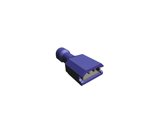 63-4743-53 TE Connectivity Ultra-Fast .250 Series Blue Insulated Crimp Receptacle, 6.35 x 0.81mm, 1.3mm² to 2mm², 16AWG to 14AWG, 3-350820-2
