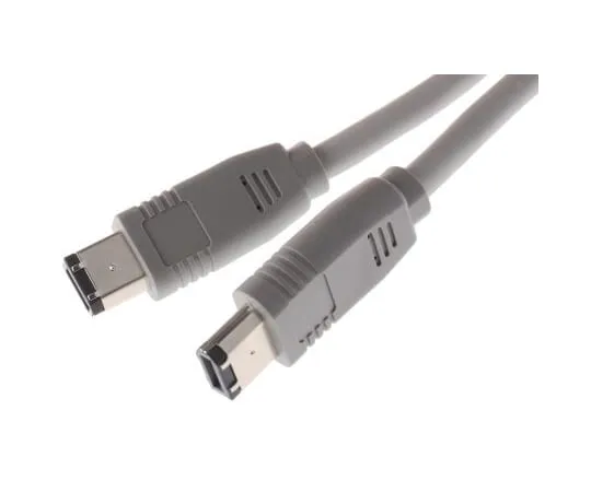63-4765-75 2m 6-Pin Male Firewire to 6-Pin Male Firewire Grey Firewire Cable Assembly 331-9329