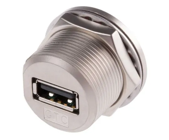 63-4666-56 RS PRO, Straight, Panel Mount, Socket Type A USB Connector 122-3022