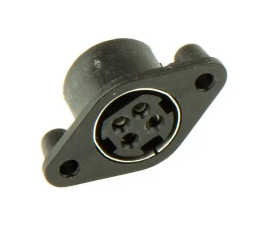 63-4932-29 Kycon Panel Mount DC Power Socket KPJX Series, Right Angle 7.5A KPJX-PM-4S