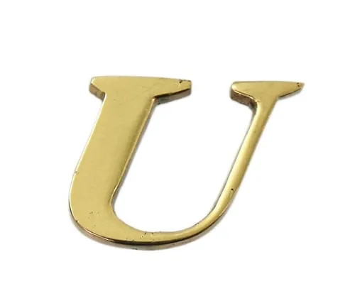 61-7430-71 Brass Gold Characters Large Characters U QL20-U