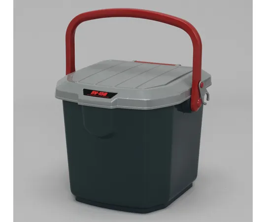 67-3151-10　［Discontinued］RV Bucket Gray/Dark Green Inner Dimensions: 265 x 215 x 240 mm 6 pcs　RV-15B