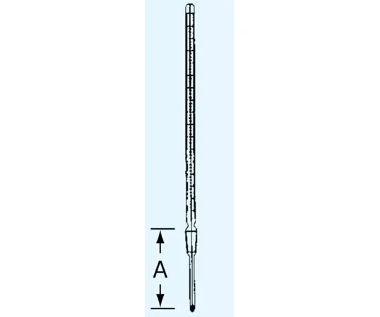 65-8673-37 Thermometer TS Sliding Part 15 0~100°C A Length 75 mm Alcohol 050-15100