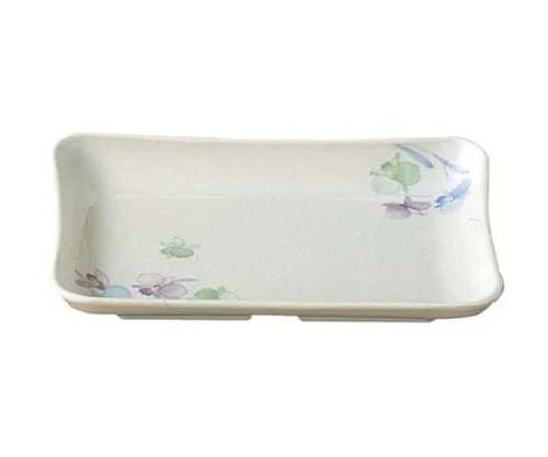 61-6833-78 Melamine Japanese Tableware Sumire Square Dish Large Cut VO-29 2445900