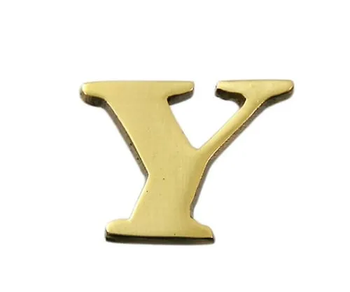61-7430-75 Brass Gold Characters Large Characters Y QL20-Y