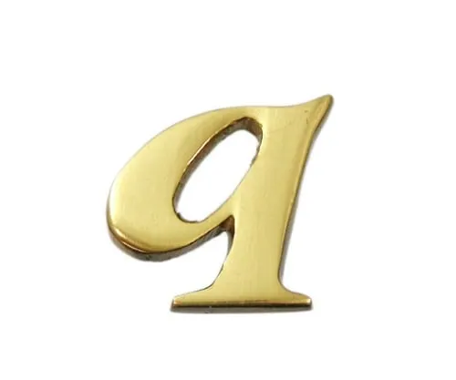 61-7430-93 Brass Gold Characters Small Characters Q QS20-Q