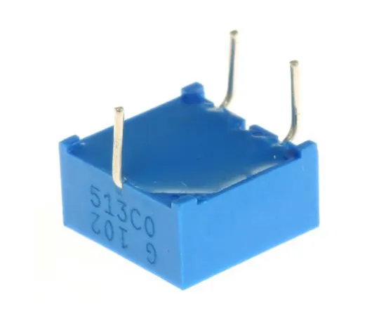 63-4851-71 1kΩ Through Hole Trimmer Potentiometer 0.5W Top Adjust Bourns 3386 Series 3386G-1-102LF