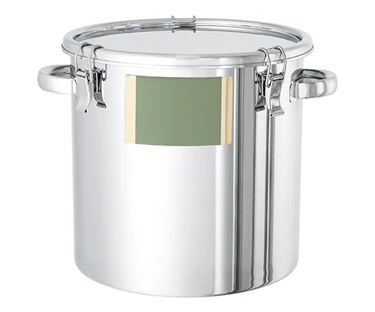 63-1207-52 Stainless Steel Sealed Container with Seal Seat (Clip Type/PTFE) 10L CTH-LZ-PTFE-24