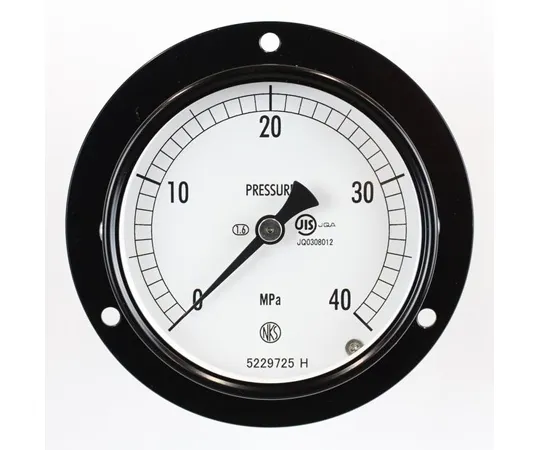 65-4276-01 Normal Pressure Gauge (Φ75) Embedded D Frame (Mounting Hole) 40 MPa AC15-283