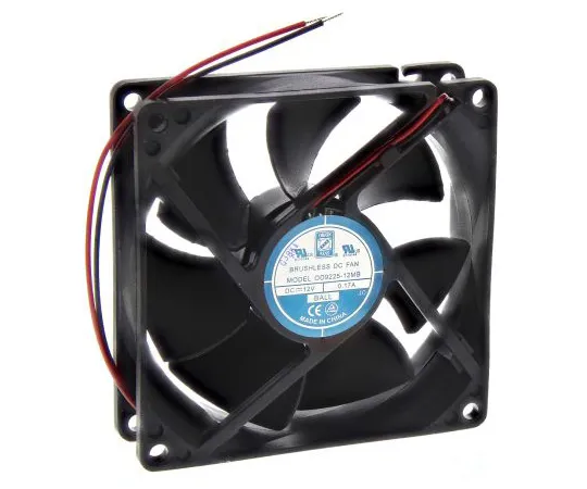63-4867-46 RS PRO Axial Fan, 92.5 x 92.5 x 25mm, 44cfm, 2W, 12 V dc 541-5075