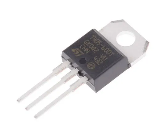 63-4821-37 T405-600T 4A, 600V, TRIAC, Gate Trigger 1.3V 5mA, 3-pin, Through Hole, TO-220AB STMicroelectronics T405-600T