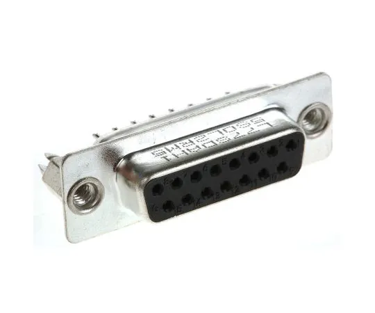 63-4892-43 Amphenol L77SD Series, 15 Way Panel Mount PCB D-sub Connector Socket, 2.74mm Pitch, with 4-40 UNC, Threaded Insert L77SD AH15S OL2 RM5